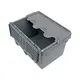 Plastic Storage Bins with Attached Lids-1 5