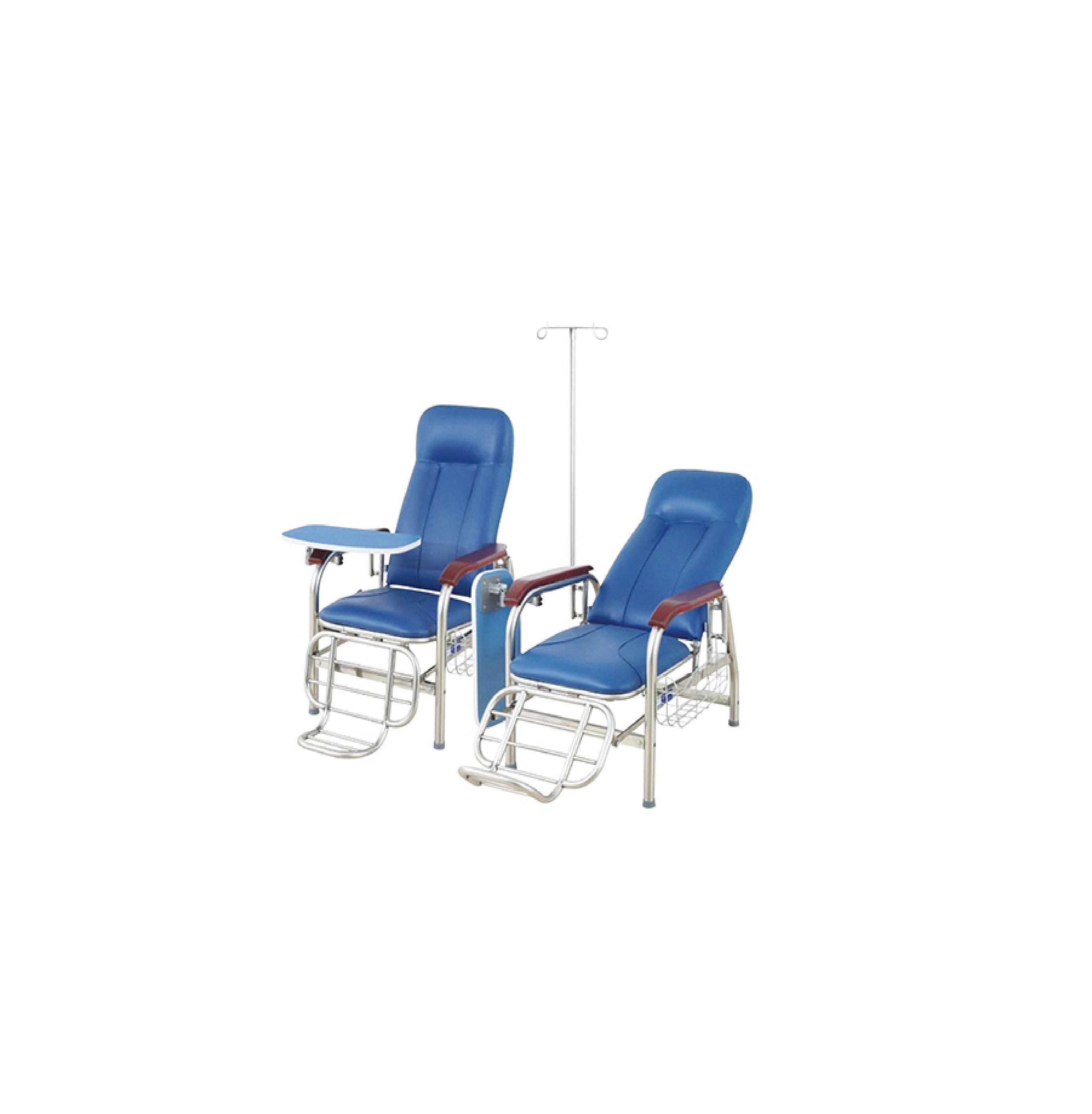 Kursi Infus Stainless Steel ETC-002 dengan Meja - Kenyamanan Tertinggi untuk Infus Medis-1697169156507309 1