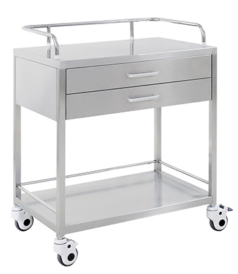 Troli Medis Stainless Steel SM-003 Dengan Tiga Lapisan 4