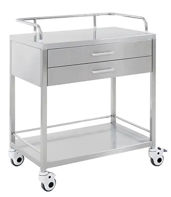 Hospital Linen Trolley Stainless Steel 65*50*80cm Brand SM-015 4