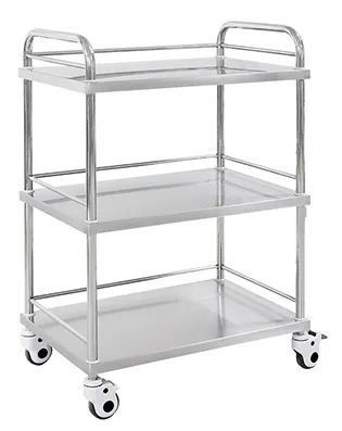 Hospital Linen Trolley Stainless Steel 65*50*80cm Brand SM-015 3