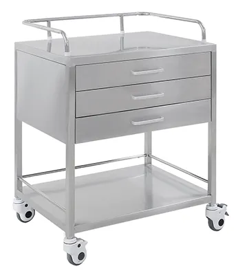 Hospital Linen Trolley Stainless Steel 65*50*80cm Brand SM-015 2