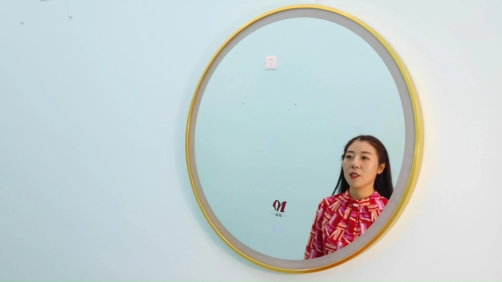 Vision révolutionnaire avec miroir de salle de bain à LED ronde haute définition | POURQUOI-SK027A 1