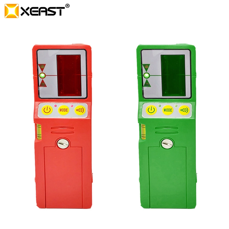 XEAST Xeast 실외 모드 레이저 레벨 빨간색 및 녹색 빔 크로스 라인 레이저 수신기 감지기 액세서리 (클램프 포함) 1