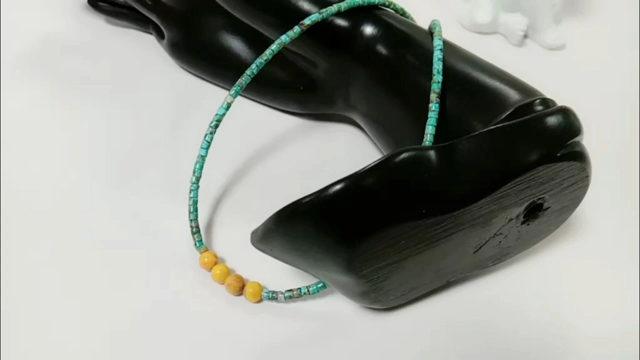 Natural turquoise bumblebee Necklace Jewelry Making 16 Full Strand 1