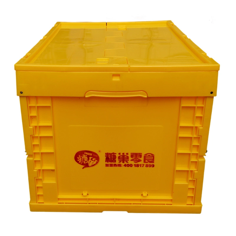 AUAI 42L 600X400X355mm Nestable Collapsible palasitika Moving Crate Stackable Foldable Palasitika Teuga Pusa&talone 1