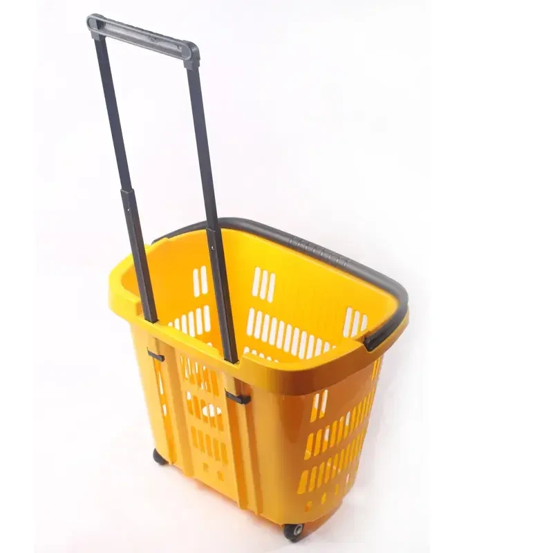Zhongyi Plastic shopping cart large supermarket purchase cart large capacity trolley cart 1