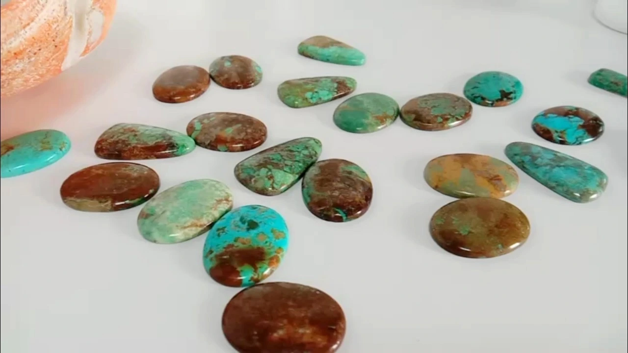 Turquoise Lot Bulk Turquoise Cabochon Gemstone Unique Jewelry Stone Cabochon 1