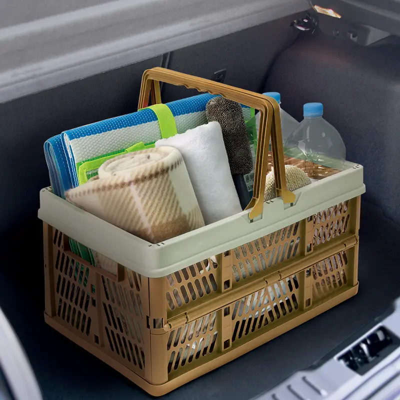 Collapsible Plastic Basket NB ZHONGYI,450*310*250mm PP 4