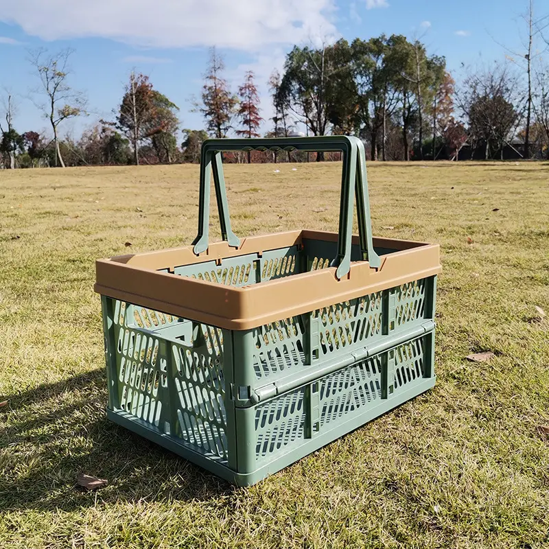 Collapsible Plastic Basket NB ZHONGYI,450*310*250mm PP 3