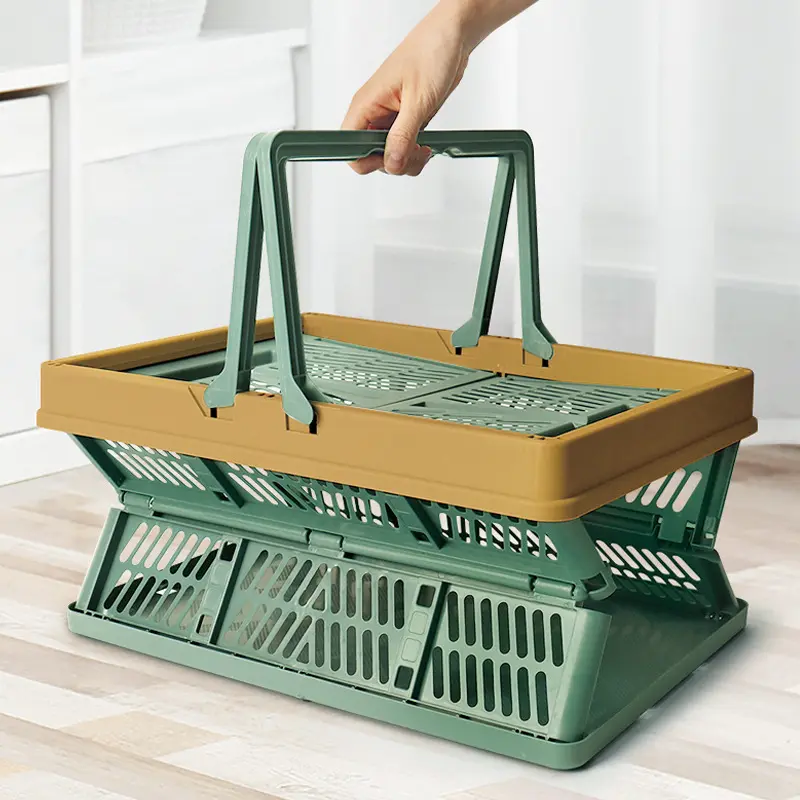 Collapsible Plastic Basket NB ZHONGYI,450*310*250mm PP 2