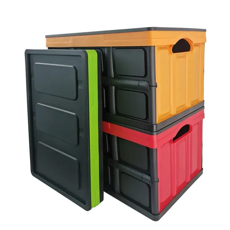 Zhongyi customized color popular easy storage plastic collapsing folding crate collapsible crate for home usage 1