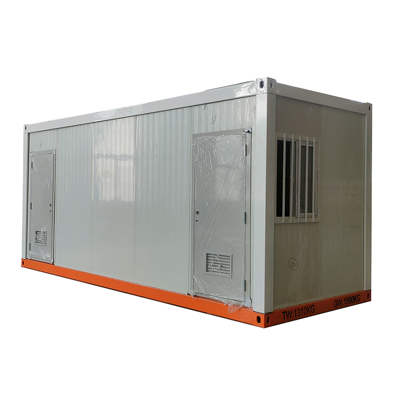 Toilettes de bureau de maison de conteneur de haute qualité préfabriquées bon marché QSH de 20 pieds en public avec salle de bain conformément aux normes locales 3