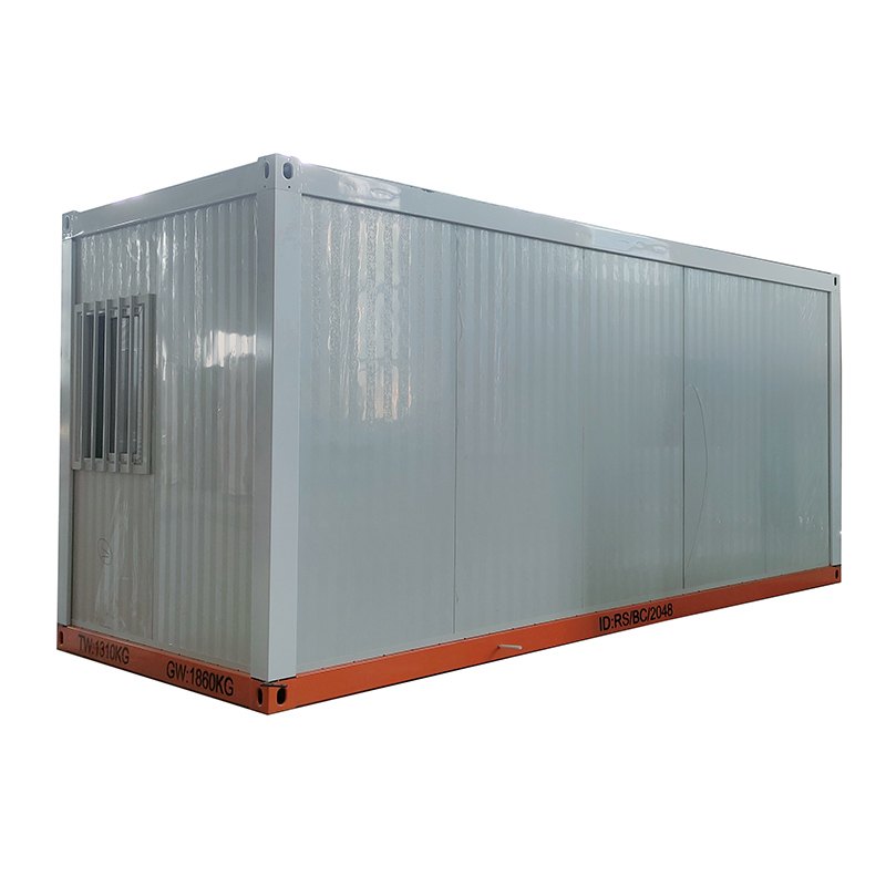 Toilettes de bureau de maison de conteneur de haute qualité préfabriquées bon marché QSH de 20 pieds en public avec salle de bain conformément aux normes locales 2