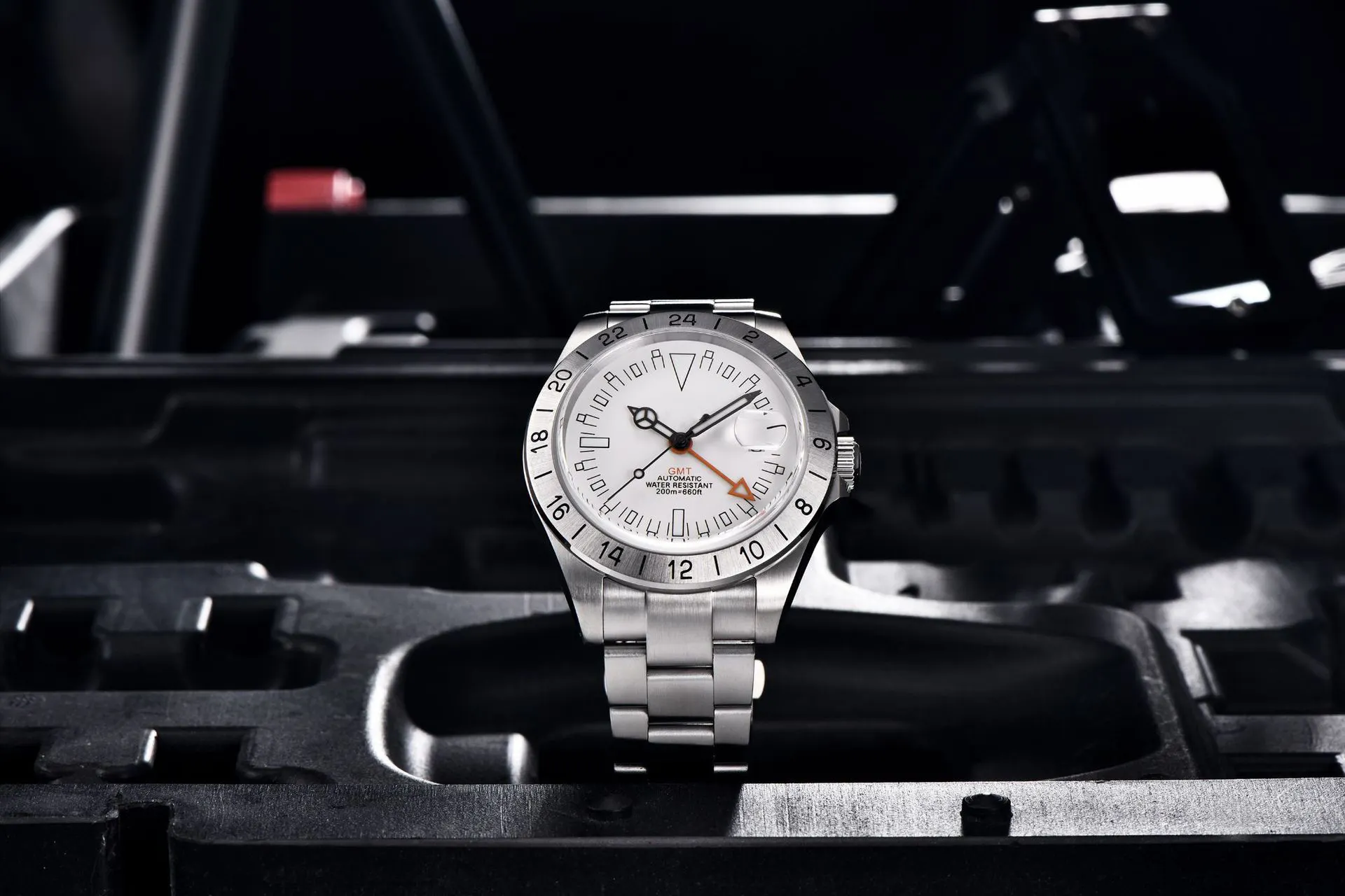 Stainless Steel Mechanical Watch SEIRAL Brand,Seiko 4