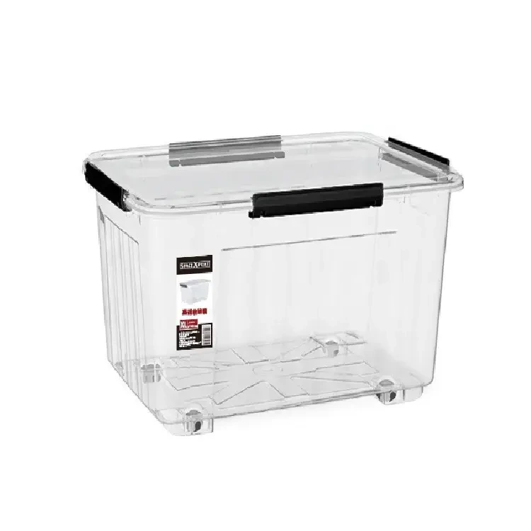 Industrial Plastic Totes NB ZHONGYI Brand Company Plastic Wheeled Waterproof Storage Organizer Box 2
