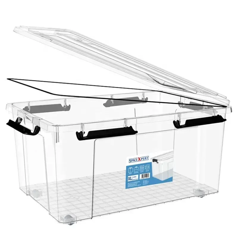 Industrial Plastic Totes NB ZHONGYI Brand Company Plastic Wheeled Waterproof Storage Organizer Box 5
