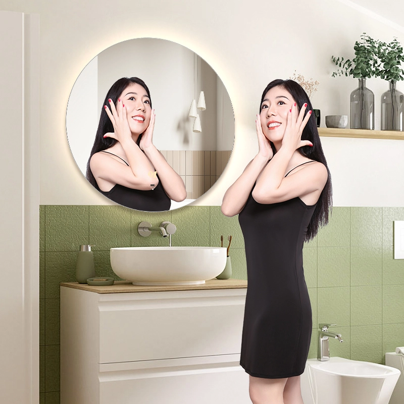 Miroir de salle de bain à LED rond Fabricant Espejos | POURQUOI-SK021 1