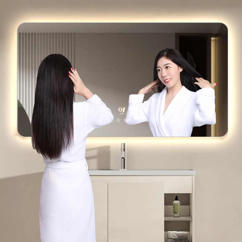Luxury Bathroom Mirror With Led Light Espelho Manufacturer | WHY-SK022 1