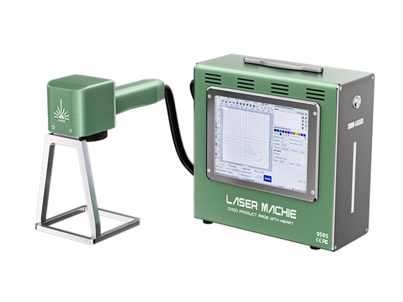 Willdne 958S willdone-958S willdone 958 Máy khắc laser sợi quang cầm tay mini cầm tay 20w cho da, kim loại, sắt SS, kẽm nhôm và đồng thau 1