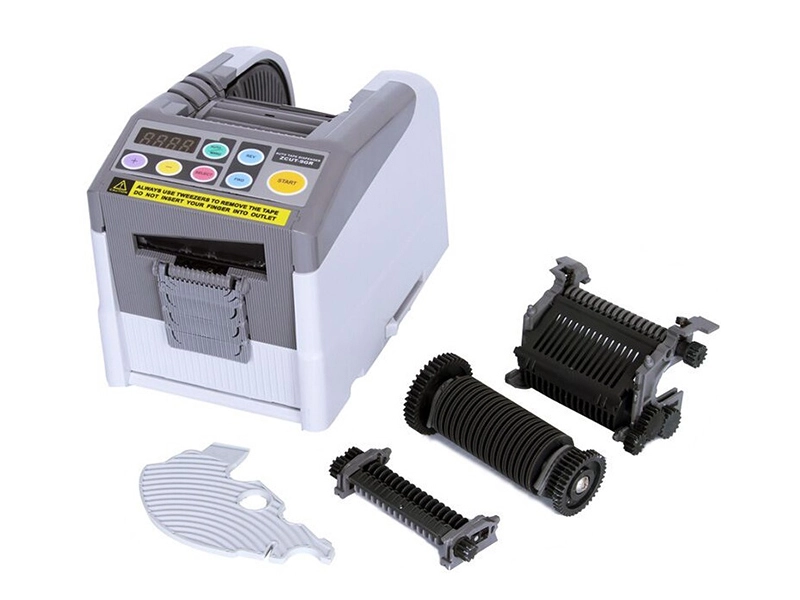 Willdone ZCUT-9GR Taglierina adesiva Modalità manuale e automatica Lunghezza di taglio massima 39''/999 mm Dispenser automatico di nastro, tagliatrice di nastro elettrico 1