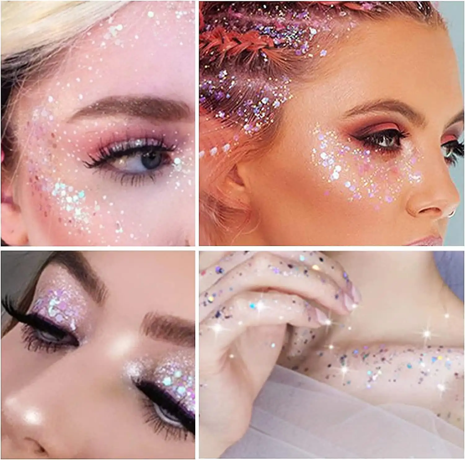 Glitter Palette 192g N.W. 400g G.W 12 Colors Glitter+gel Glitter Palette Manufacture 5