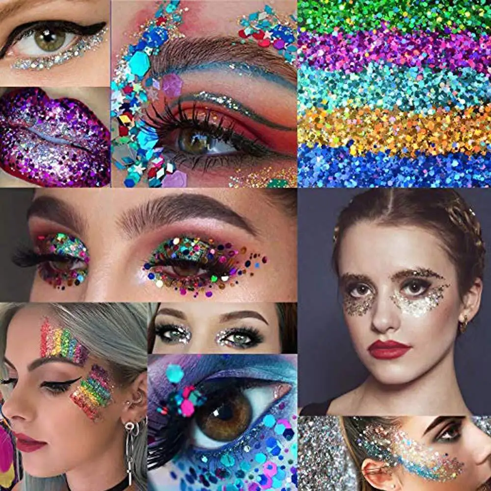 Die besten Glitzer-Lidschatten der Marke Azmee in individuellen Farben 4
