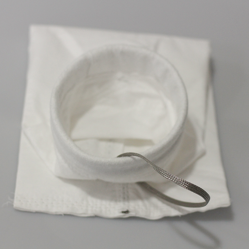 Sac filtrant en ptfe pour fluide liquide Sffiltech avec anneau en plastique, anneau en acier inoxydable 2