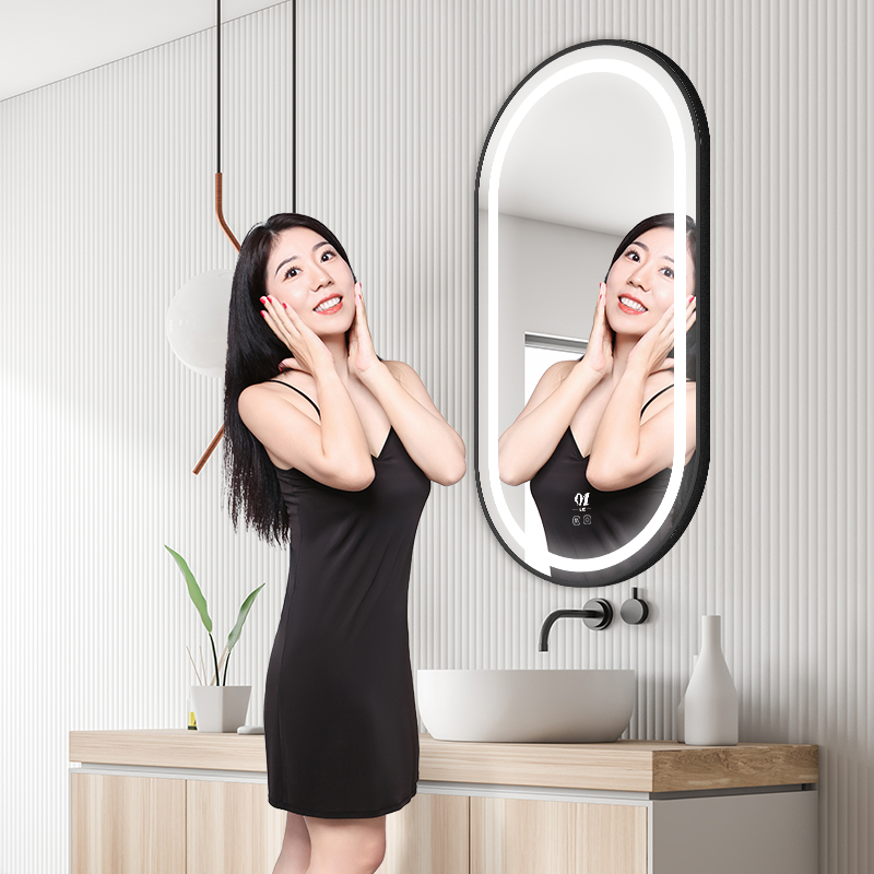 miroir de salle de bain à LED rond espejos decoracion Fournisseurs | WXL-SK015 1