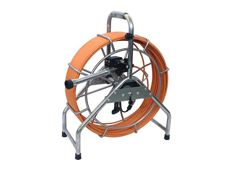 Sewer Inspection Camera for Sale Φ40 X60mm Φ7mm X 60m Fibreglass Rod Push Cable & Reel Brand Company 2