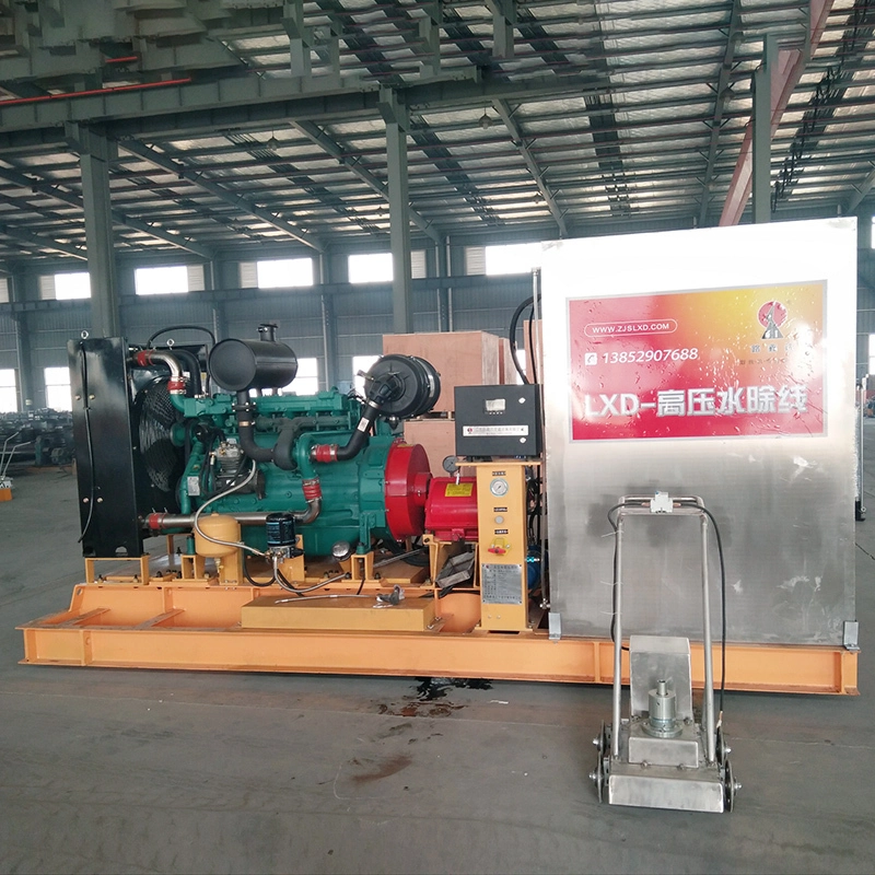 LXD90-3 high pressure water jetting road marking remover 1