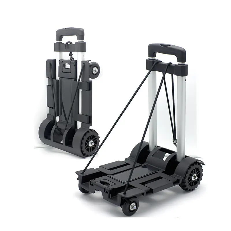 NB ZHONGYI Brand Portable Folding Luggage Trolley Can Be Customized 4 Wheels Folding Trolley 35kg Factory 3