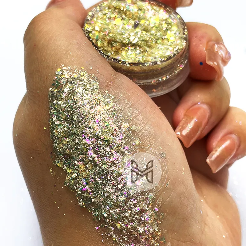 Azmee Brand Chameleon Flakes Nail Art 12 Colors 5