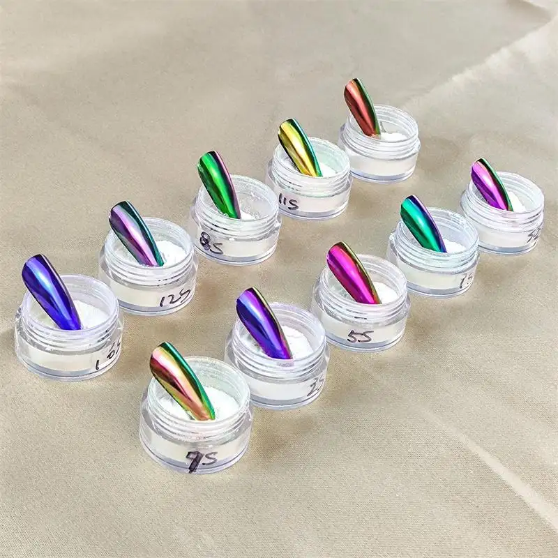Azmee Brand Chameleon Nail Powder 10colors 2g N.W. 2
