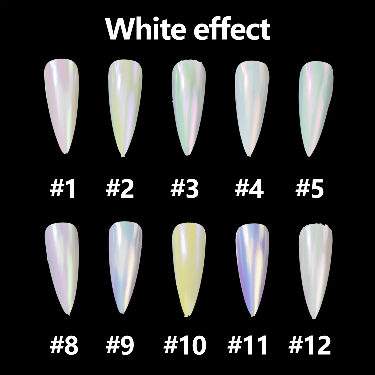 Azmee Brand Chameleon Nail Powder 10colors 2g N.W. 4