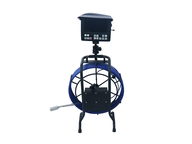 Portable Sewer Camera Quality Assurance for Sale Φ7mm X 60m Fibreglass Rod Push Cable & Reel 2