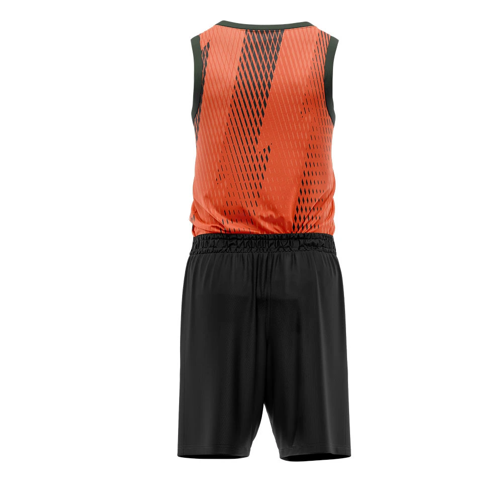 Pakaian Seragam Jersi Bola Keranjang Tersublimasi Tersuai Set Seragam Jersi Bola Keranjang Mesh Bernafas 2