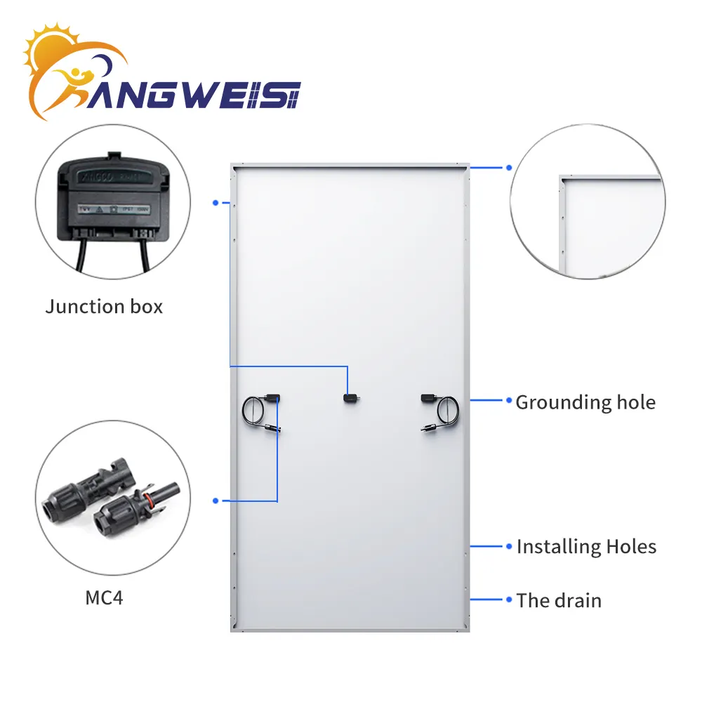 Monocrystalline Solar Panel Kangweisi Manufacture TUV 510-560W 4