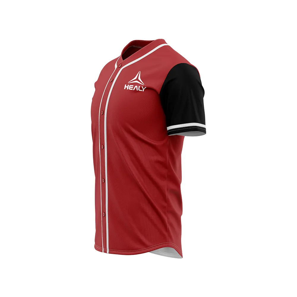 Custom Baseball Shirts for Men Healy Sportswear,Accept Customized Labels 3