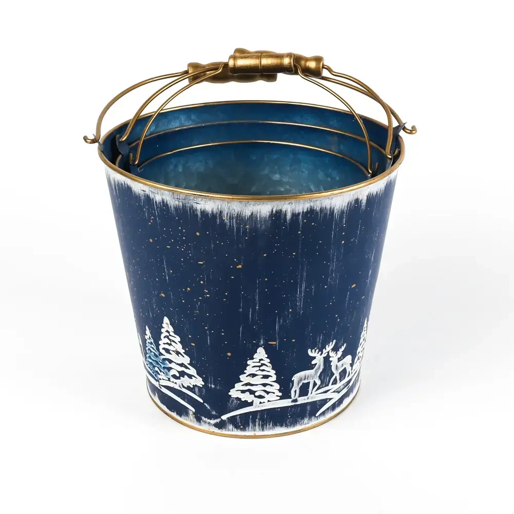 Custom christmas metal bucket丨longrichbar 1
