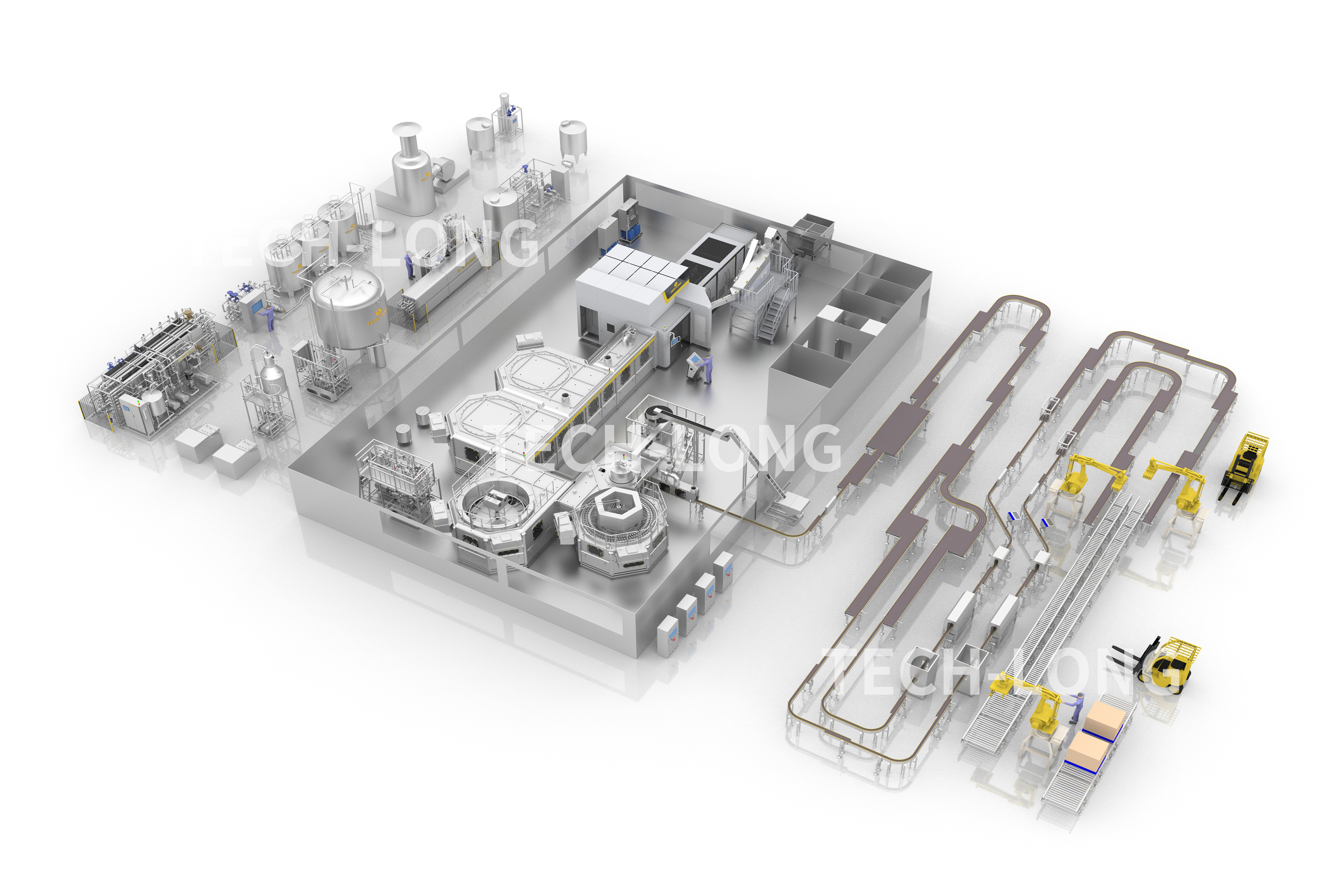 TECH-LONG 36000BPH Wet and Dry Flexible Aseptic Line Helps Susa Food Expand the Coconut Milk Protein Beverage Market 3
