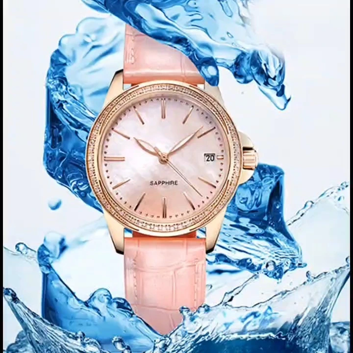 Best quality watch factory price watch factory from Shenzhen of China rose gold japanese quartz women stainless steel watch 3-5years battery of the movement watch 1