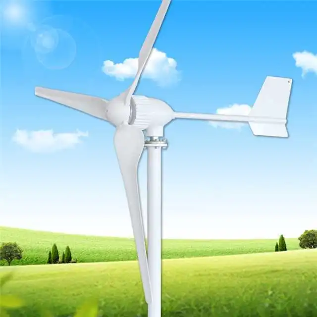 Real Power 1KW Wind Turbine 24V 48V 1000W Windmil Generator With Waterproof Controller M6 Naier 1