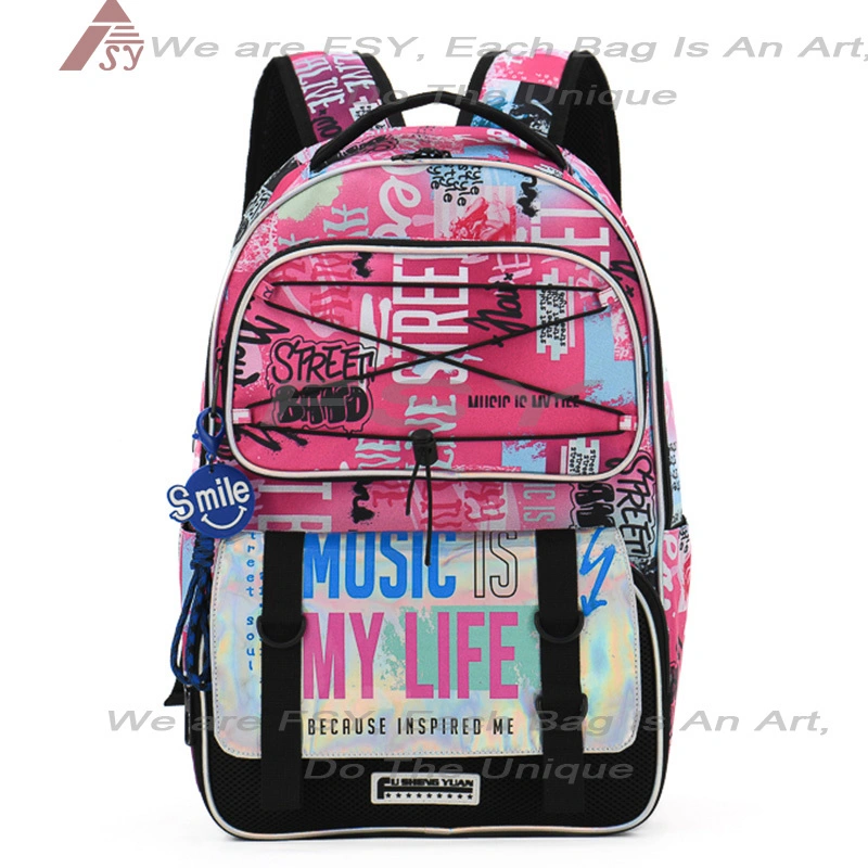 New Arrival Trendy Teenager College Student Backpack Pink Women's High School Bags Outdoor Leisure Laptop Backpack To Travel 1