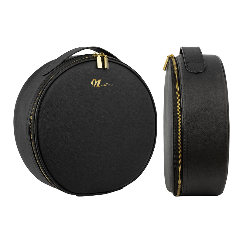 Sac cosmétique rond étanche avec miroir LED Factory | SKW-J064 2