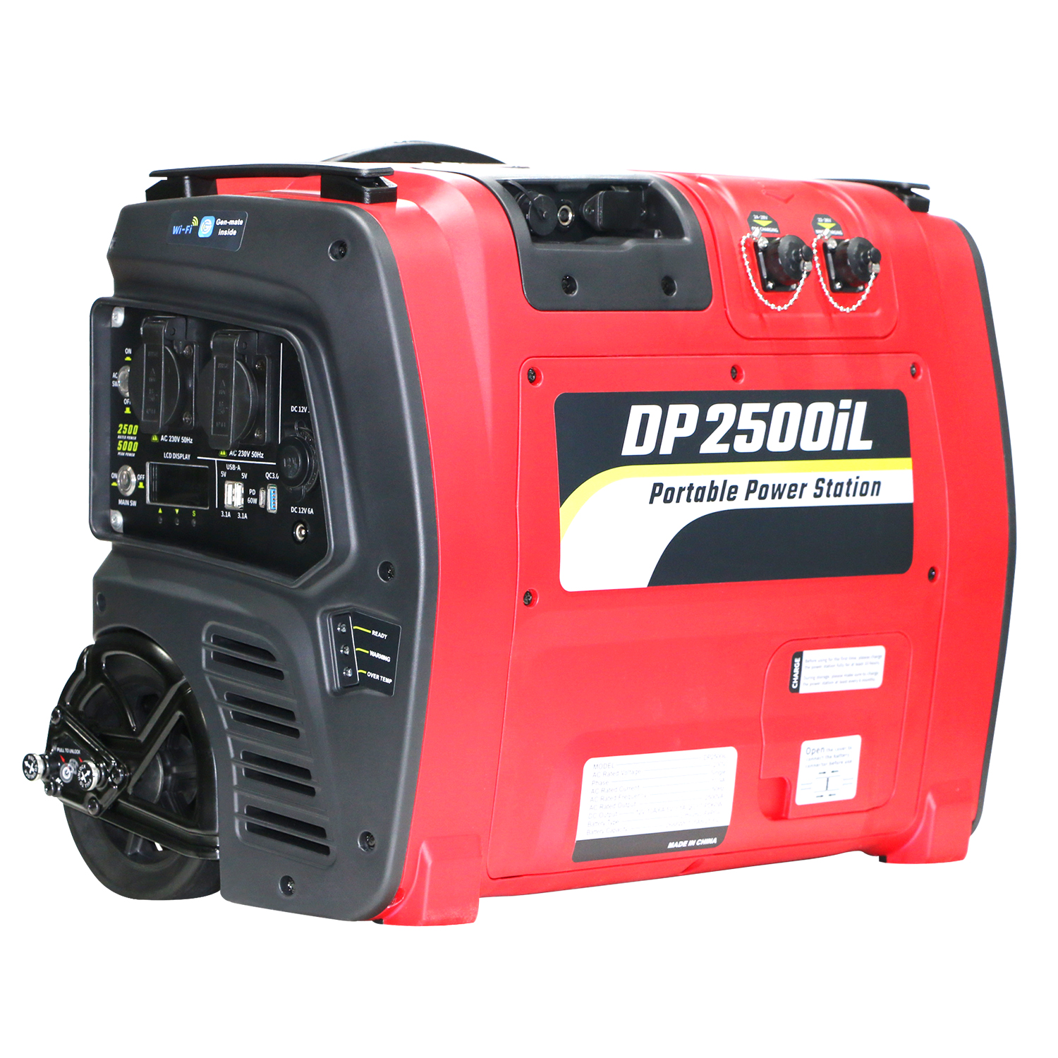 Isiqinisekiso sokhuseleko se-EU kunye ne-US ye-2500w ye-solar Generator Rechargeable Camping Energy 2500 watt ephathekayo yesiKhululo saMandla 5