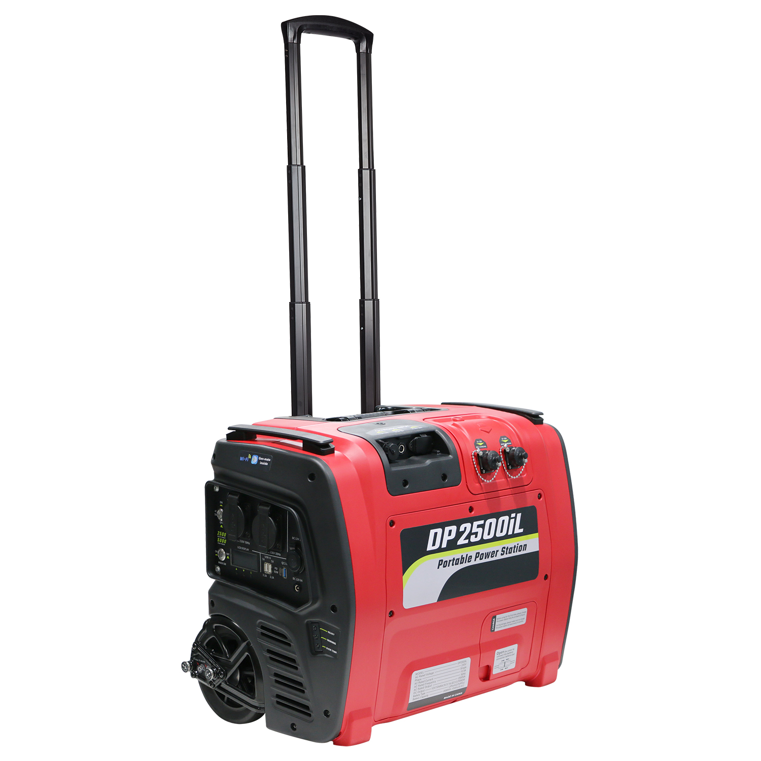 Ibhetri yangaphandle inokudityaniswa ukunyusa umthamo we-2500 watt generator 2500w isikhululo samandla esiphathwayo 3