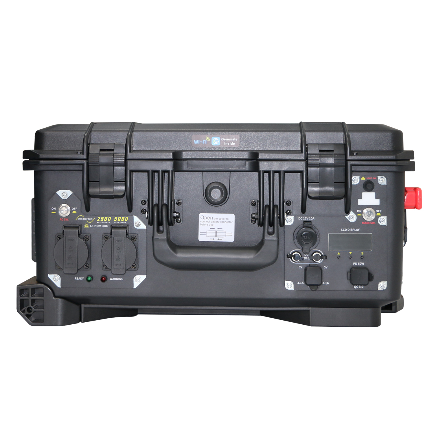 2500w iiWatts Generators Lifepo4 Ibhetri ye Multi-protection system 2500KVA Outdoor Power Supply 2500 watt Portable Power Station. 6
