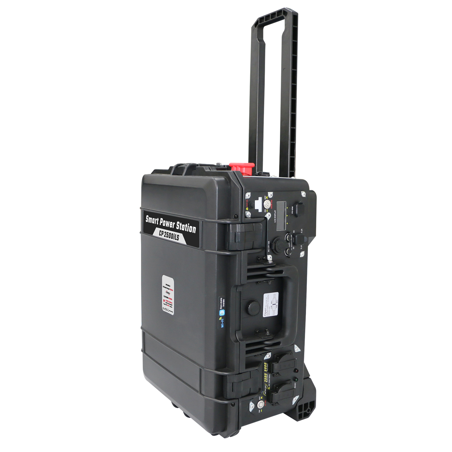 Inqanaba eliphezulu lokhuseleko & ubomi obude kunye nebhetri ye-LiFePO4 2500 watt Iindlela zokutshaja ezingakumbi 2500w isikhululo samandla esiphathwayo 8