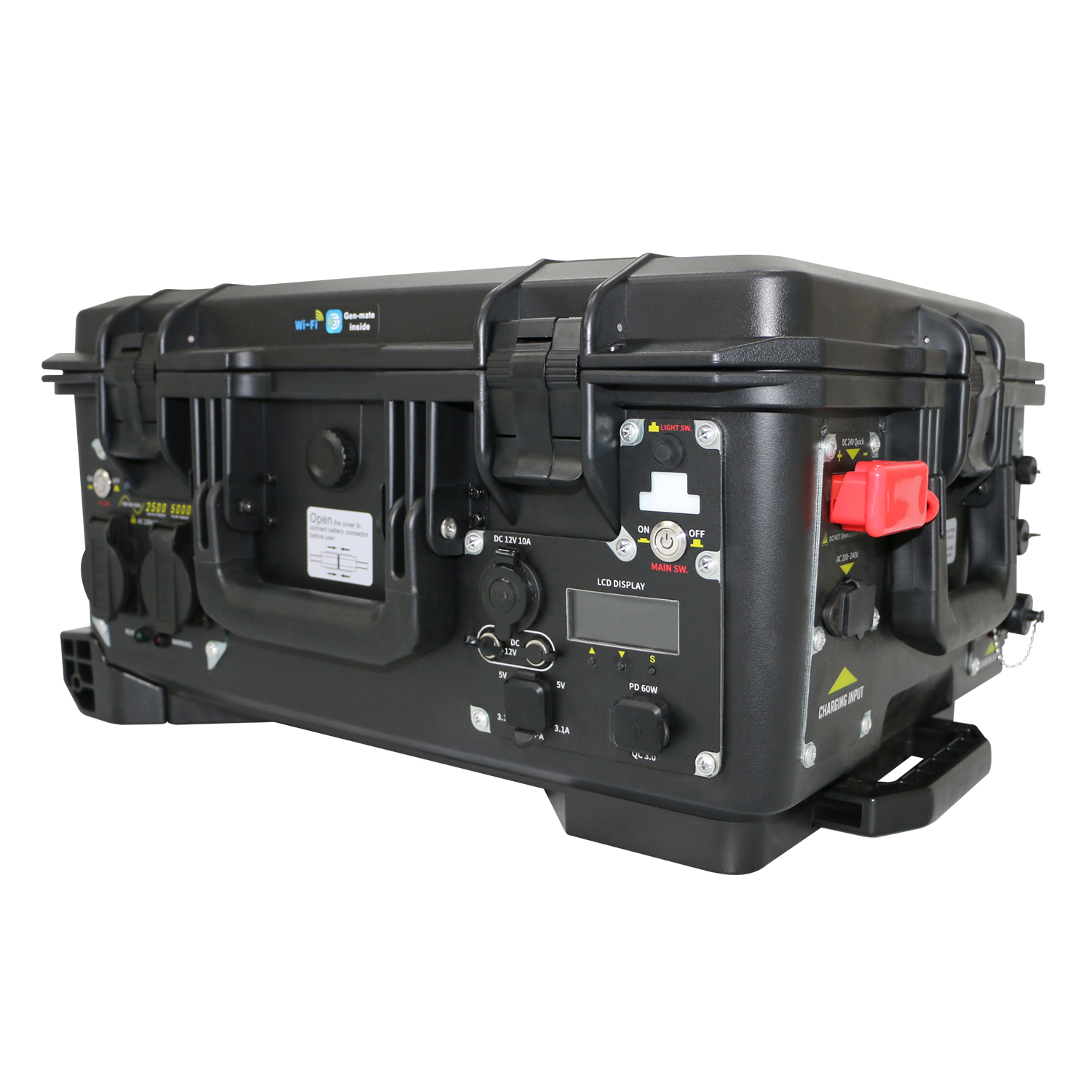 I-2500 yoMmandla weBatri yeBhanki yeBhanki ye-Multi-protection system 2500w Isikhululo soMbane esiphathwayo seSola seNgxaki yokuNkampisha yaNgaphandle 7